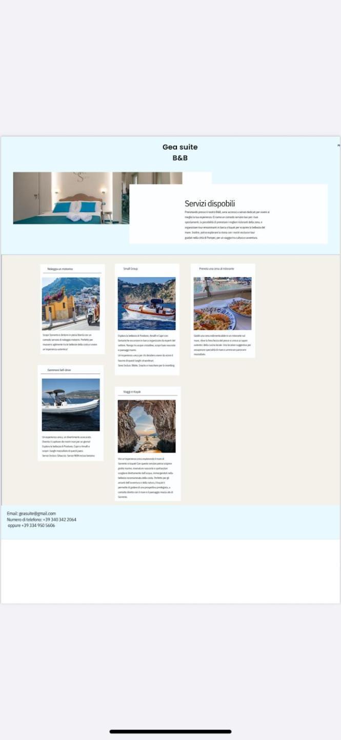 Gea Suite B&B Sorrento Kültér fotó